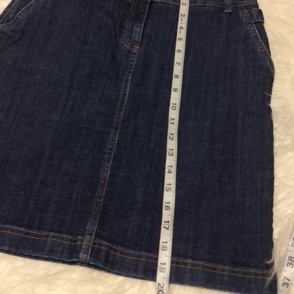 LANDS’ END DENIM SKIRT - Picture 9 of 9